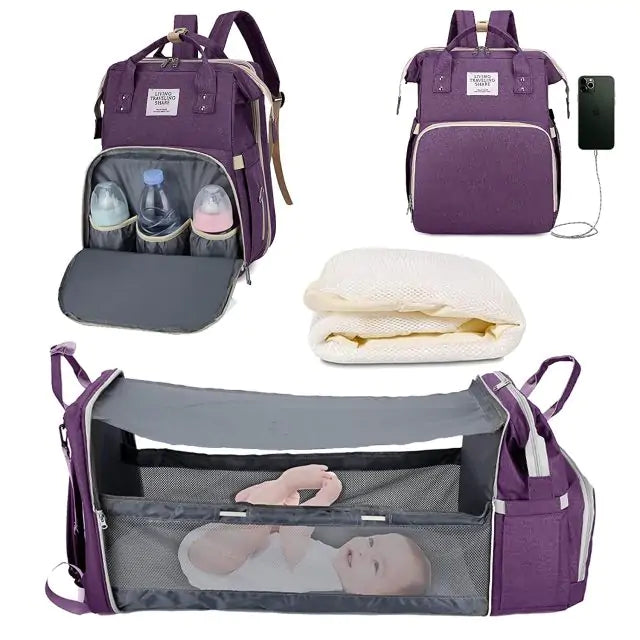 Baby Reise Bett & Rucksack