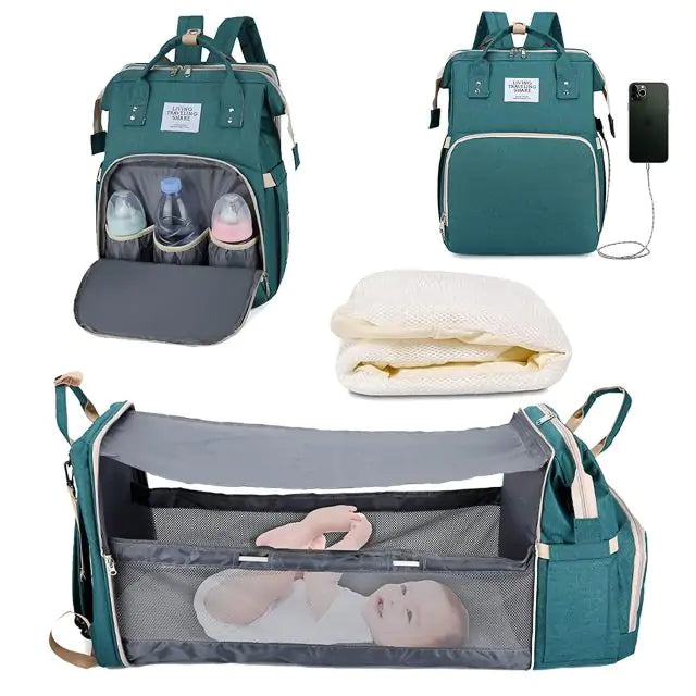 Baby Reise Bett & Rucksack