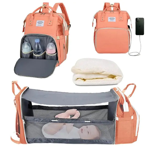 Baby Reise Bett & Rucksack