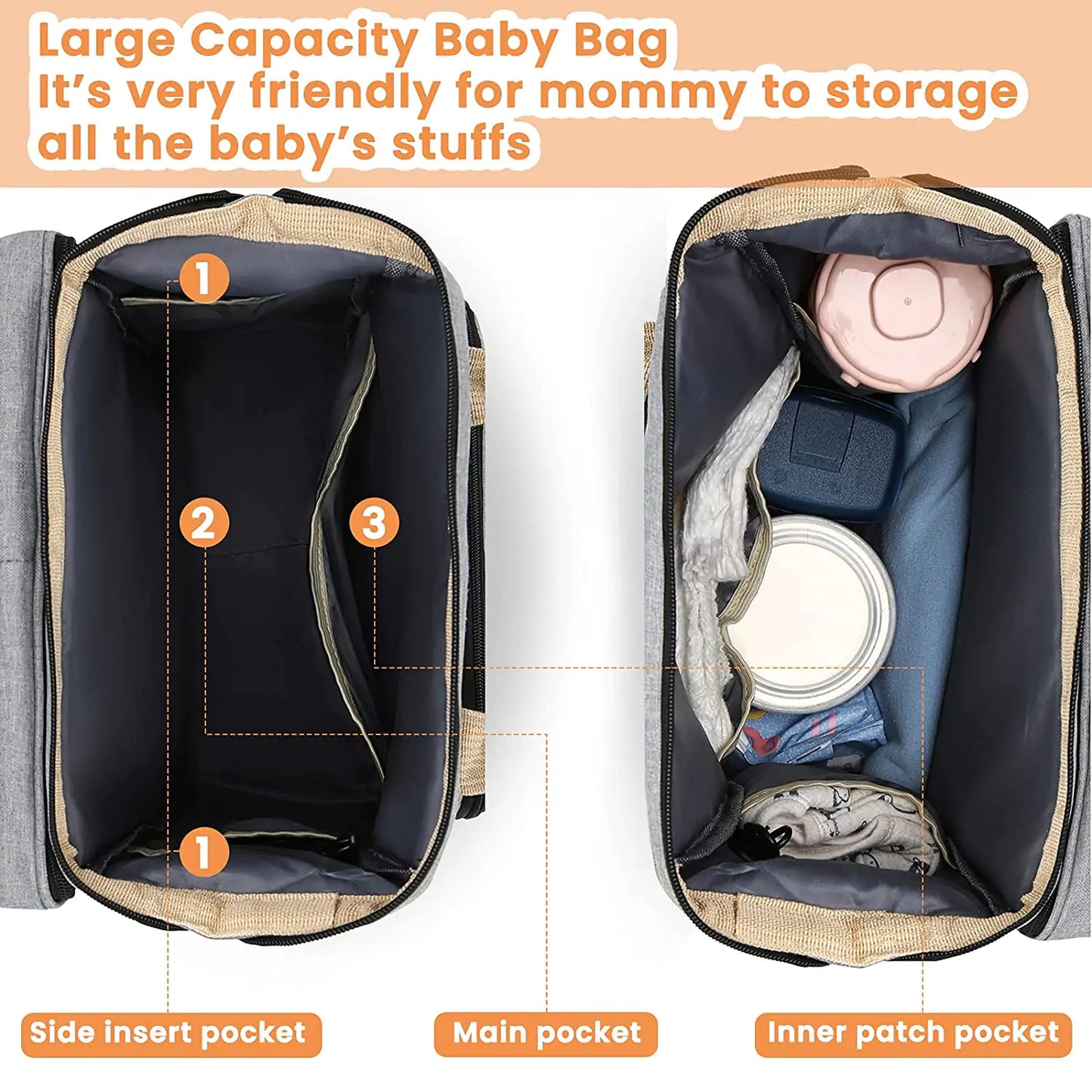 Baby Reise Bett & Rucksack